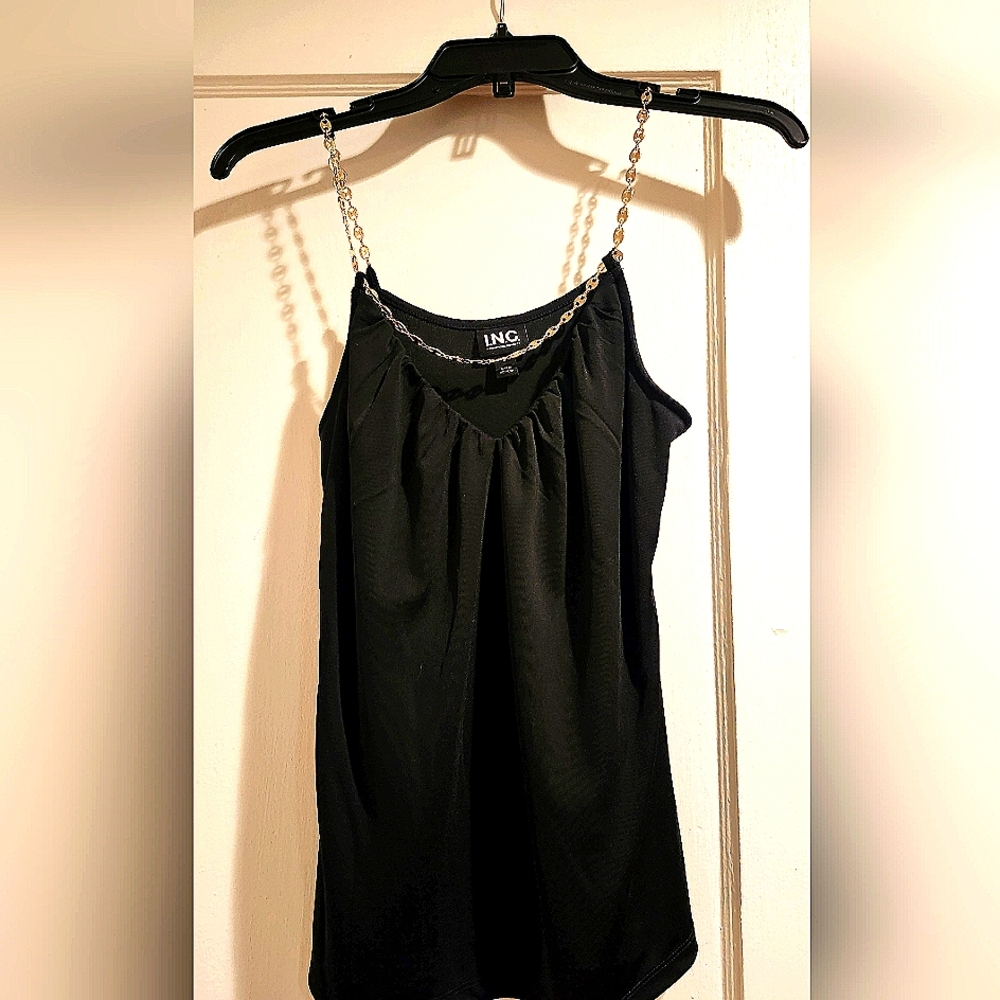 INC International Concepts Black Fitted Camisole